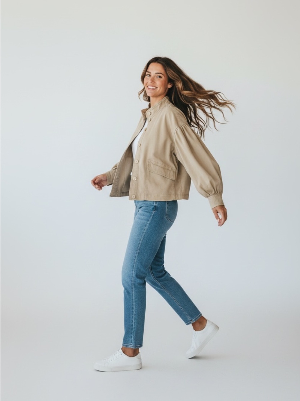 Sanctuary Jacket in Beige Size L
